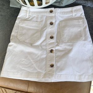 Marine layer white skirt